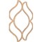 Ekena Millwork 31 16W x 46 34H x 14T Small Villarreal Decorative Fretwork Wood Ceiling Panels, Hickory CELW31X47X0250VILHI - alternate 4